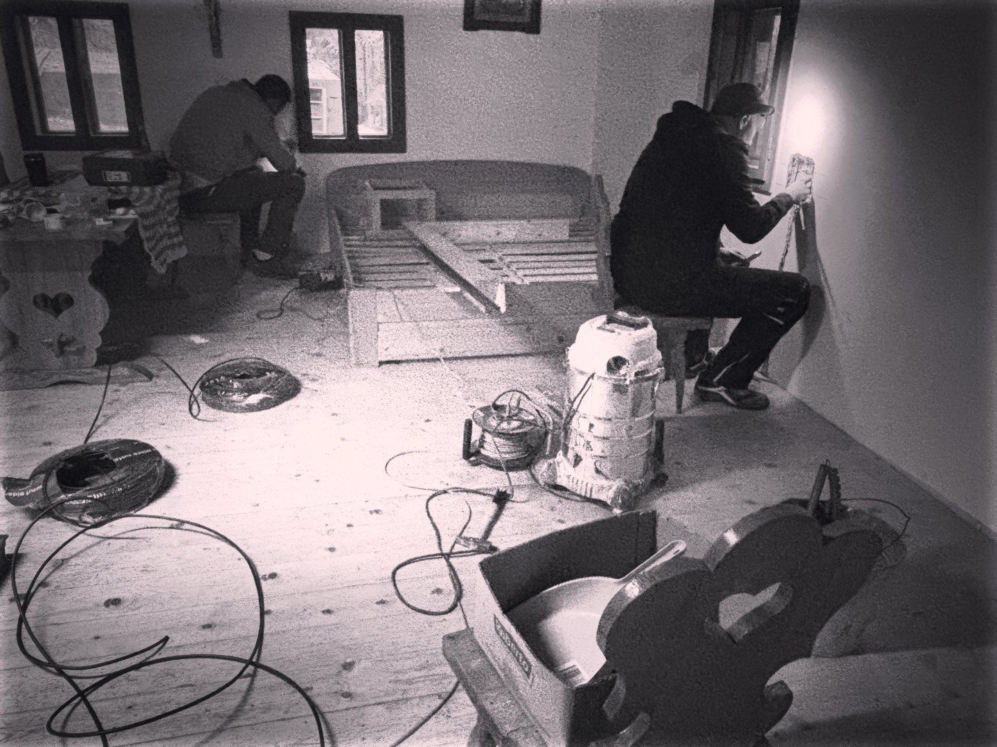 electricity in the master bedroom